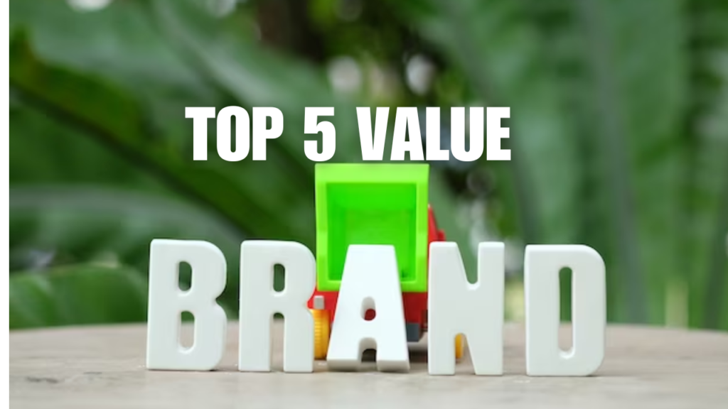 Top 5 value Brands in Europe