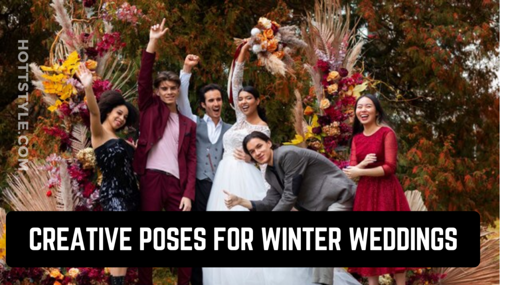 Creative Poses for Winter Weddings 