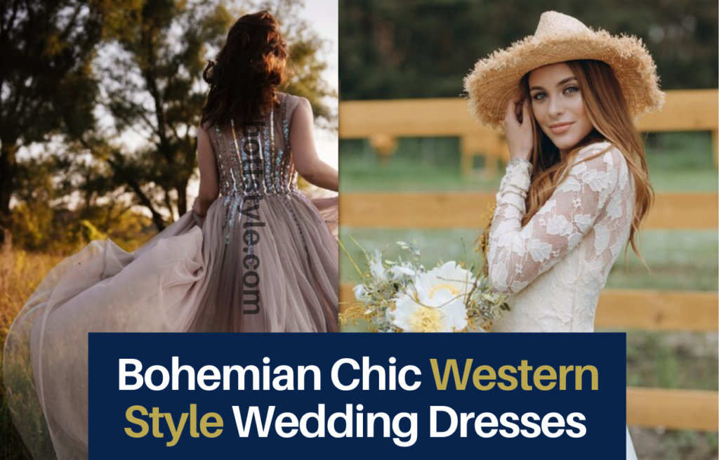 Bohemian Chic Western Style Wedding Dresses