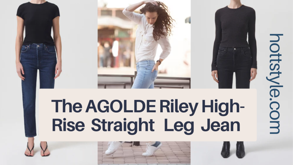 The AGOLDE Riley High-Rise Straight Leg Jean