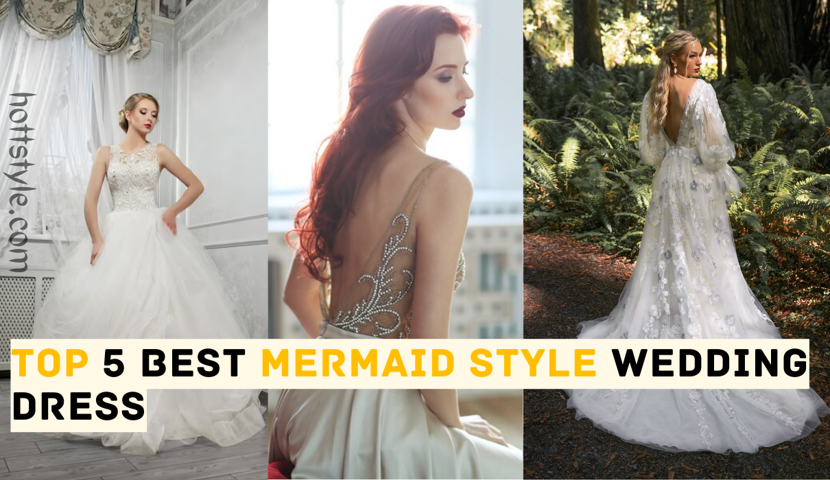 mermaid style wedding dress